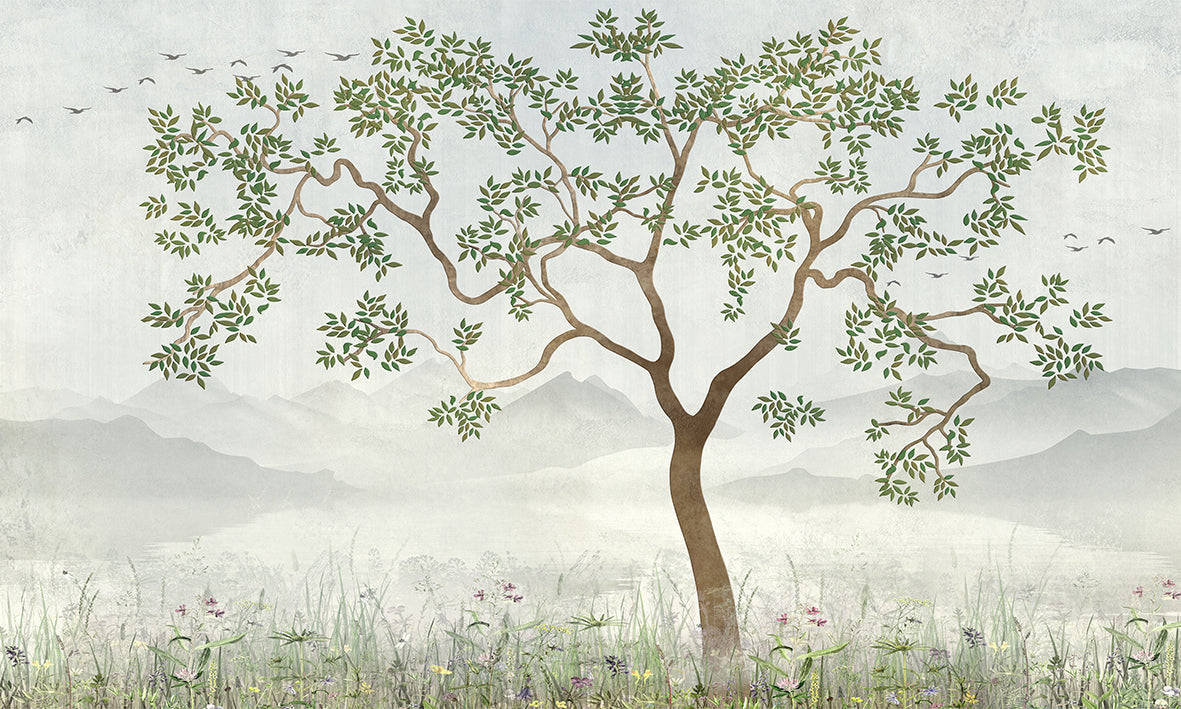 Papel de Parede - Galhos em Harmonia