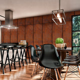 Papel de Parede Adesivo Industrial Aço Corten Decor 02