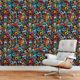 Papel de Parede Adesivo Grafismo Art 1