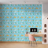 Papel de Parede Adesivo Menino Explorando os Céus