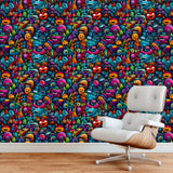 Papel de Parede Adesivo Grafismo Art 2