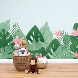 Papel de Parede - Verde em Flor