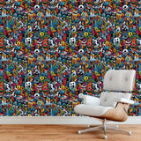 Papel de Parede Adesivo Grafismo Art 3