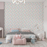 Papel de Parede Adesivo Menina Corujinhas Coloridas