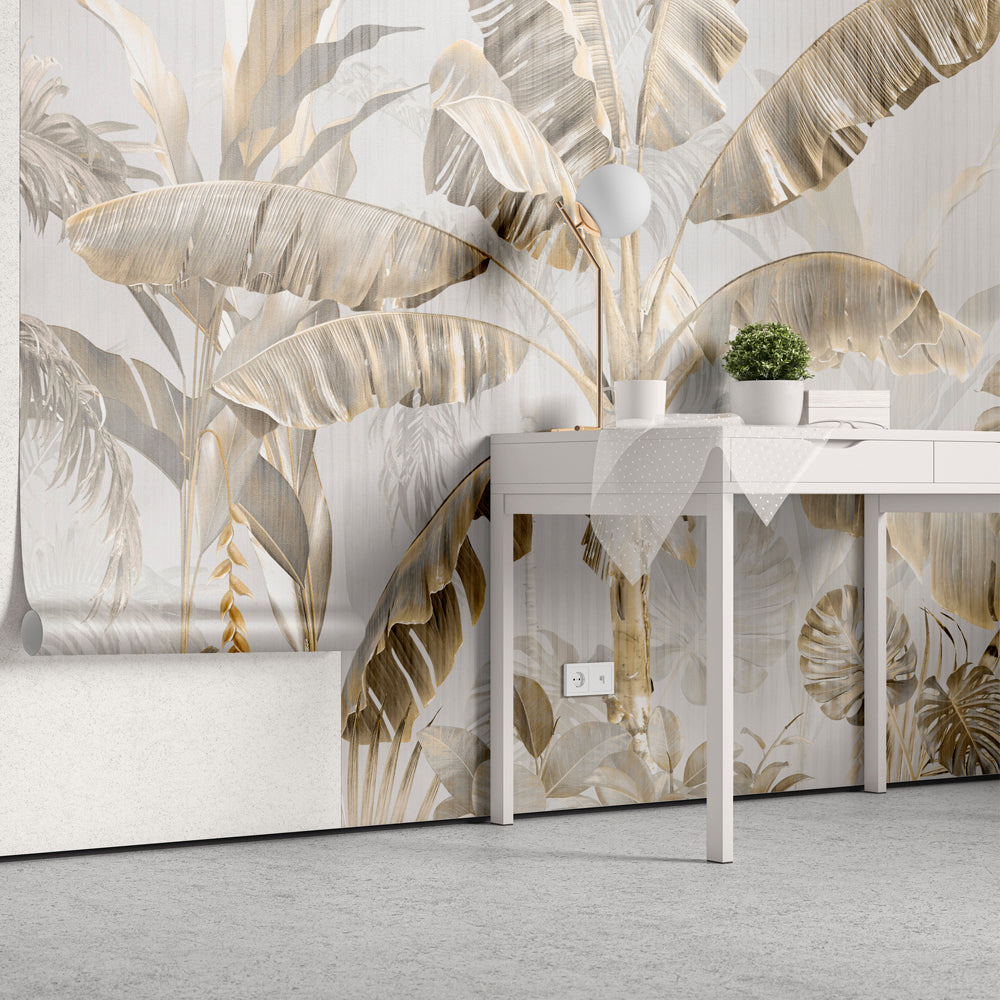 Papel de Parede - Floresta Dourada