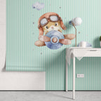 Papel de Parede Adesivo Menino Céu de Velocidade 2