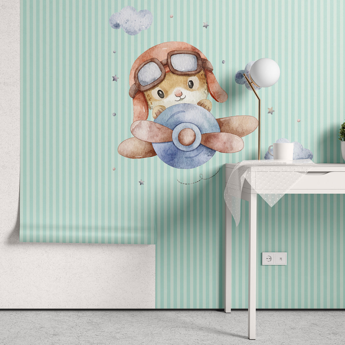 Papel de Parede Adesivo Menino Céu de Velocidade 2
