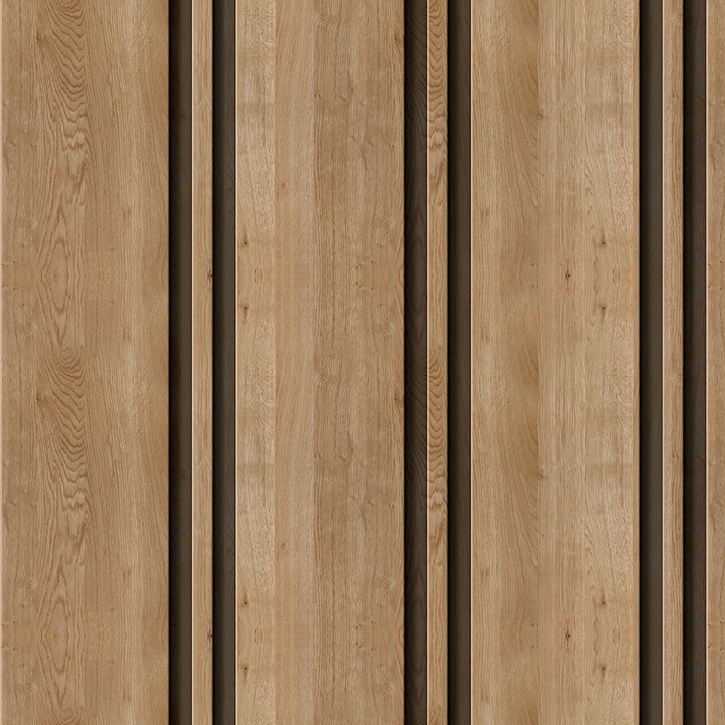 Papel de Parede Adesivo Madeira Rústico Ripado Decor 22