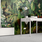 Papel de Parede - Manto de Folhagens Tropicais