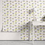 Papel de Parede Adesivo Menino Cantinho das Ovelhinhas Sonhadoras