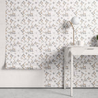Papel de Parede Adesivo Menino Girafas