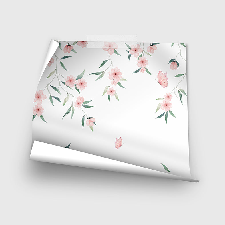 Papel de Parede - Sonho Floral em Aquarela