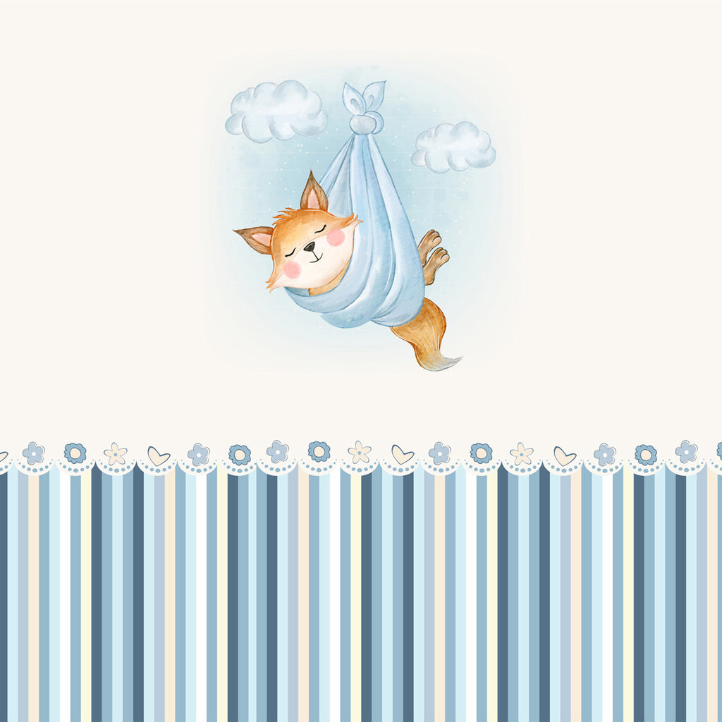 Papel de Parede Adesivo Menino Cantinho da Rapozinha