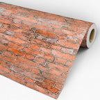 Papel De Parede Adesivo Tijolinho  35