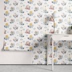Papel de Parede Adesivo Menino Caminho do Voo Feliz