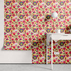 Papel de Parede Adesivo Menina Floral Corujinhas