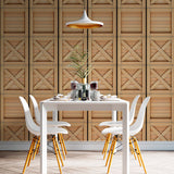 Papel de Parede Adesivo Industrial Caixa de Madeira Decor 77