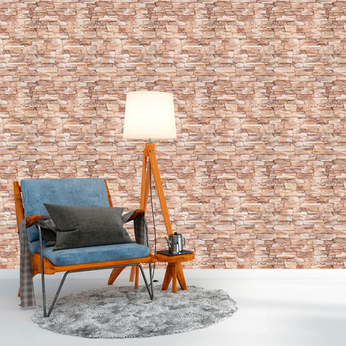 Papel De Parede Adesivo Pedras Rústicas Decor 15