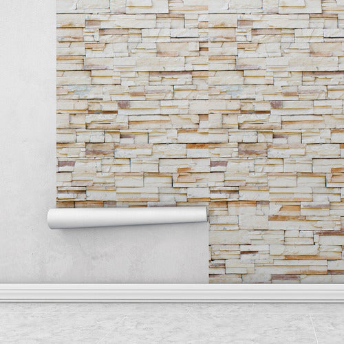 Papel De Parede Adesivo Pedras Rústicas Decor 12