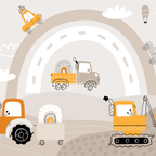 Papel de Parede - Infantil Construtor
