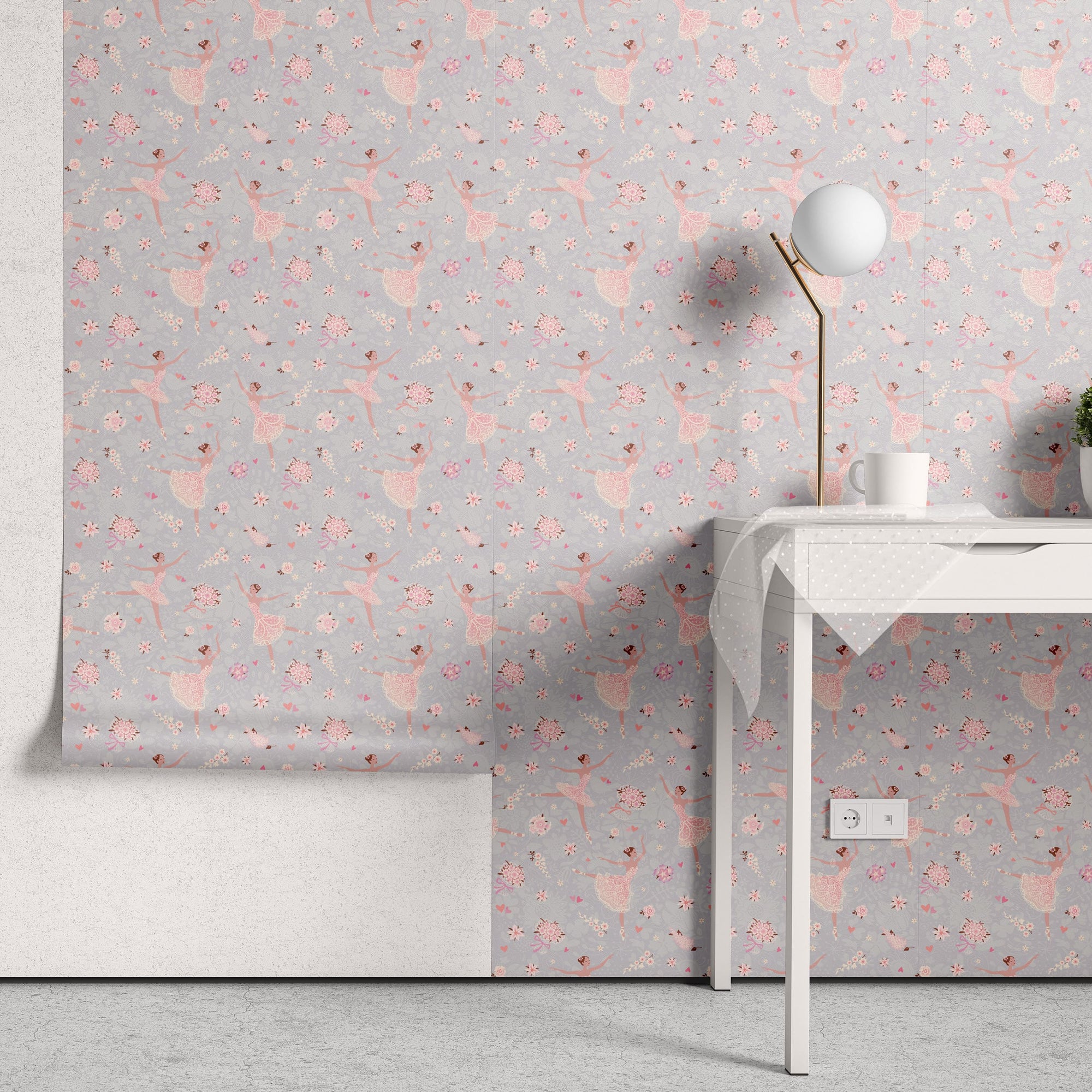 Papel de Parede Adesivo Menina Bailarina 1