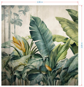 Floresta Tropical Nativa - Painel - Tamanho Personalizado - 2.86 x 3.00 m