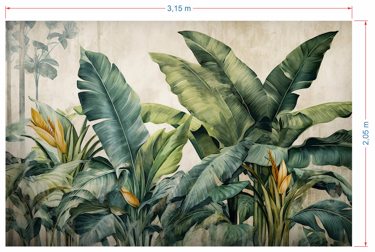 Floresta Tropical Nativa - Painel - Tamanho Personalizado - 3.15 x 2.05 m