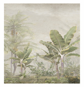 Papel de Parede Adesivo Floresta Tropical - Tamanho Personalizado - 2.86 x 3.00 m