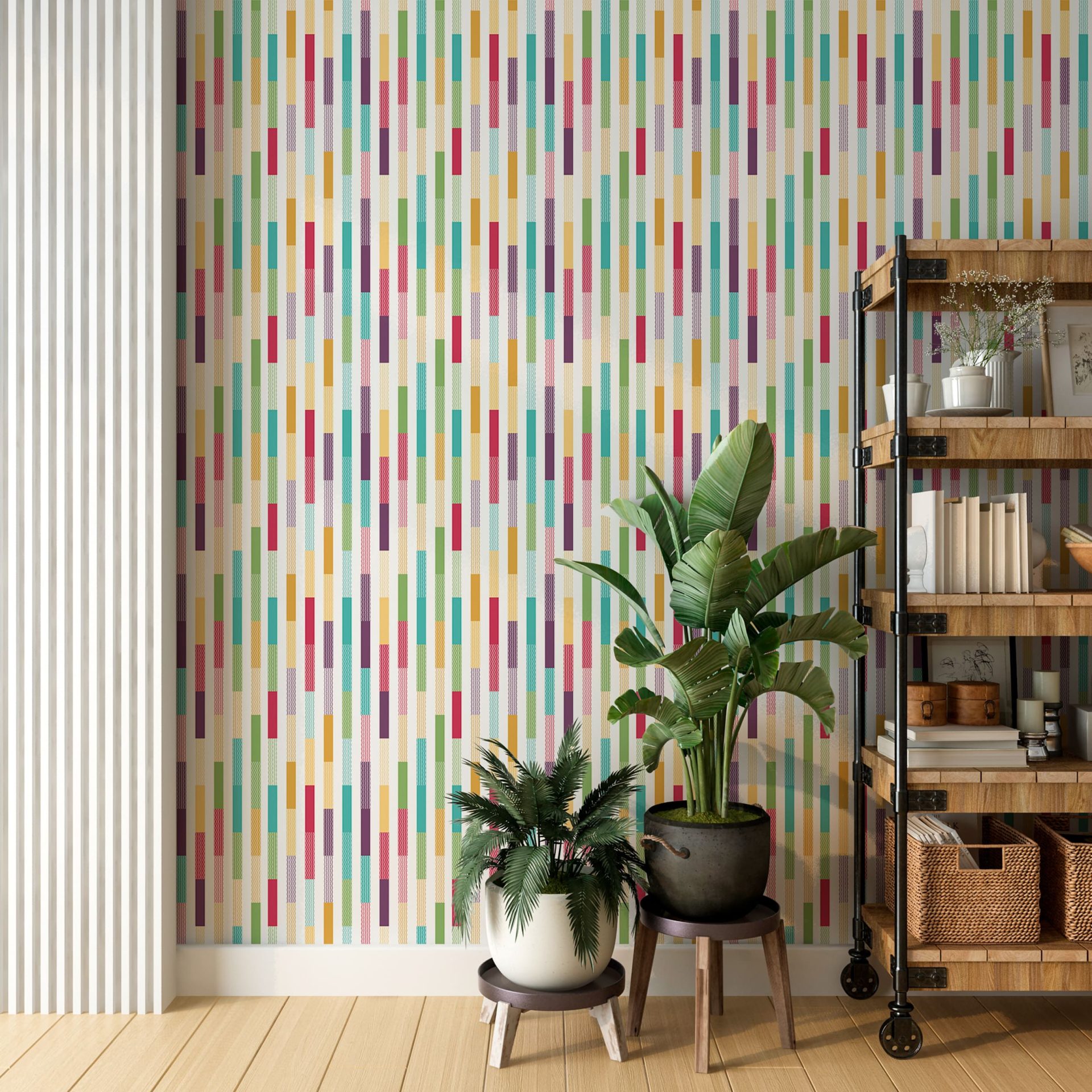 Papel de Parede Adesivo Listrado Decor 54