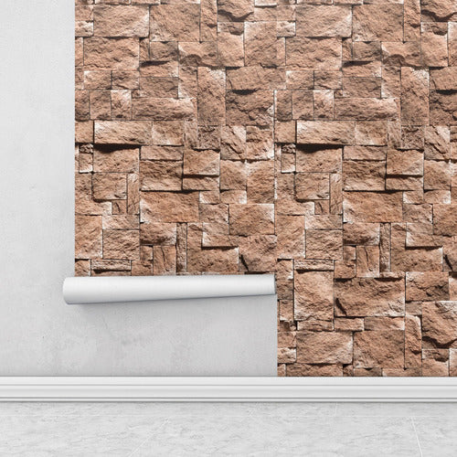 Papel De Parede Adesivo Pedras Rústicas Decor 19