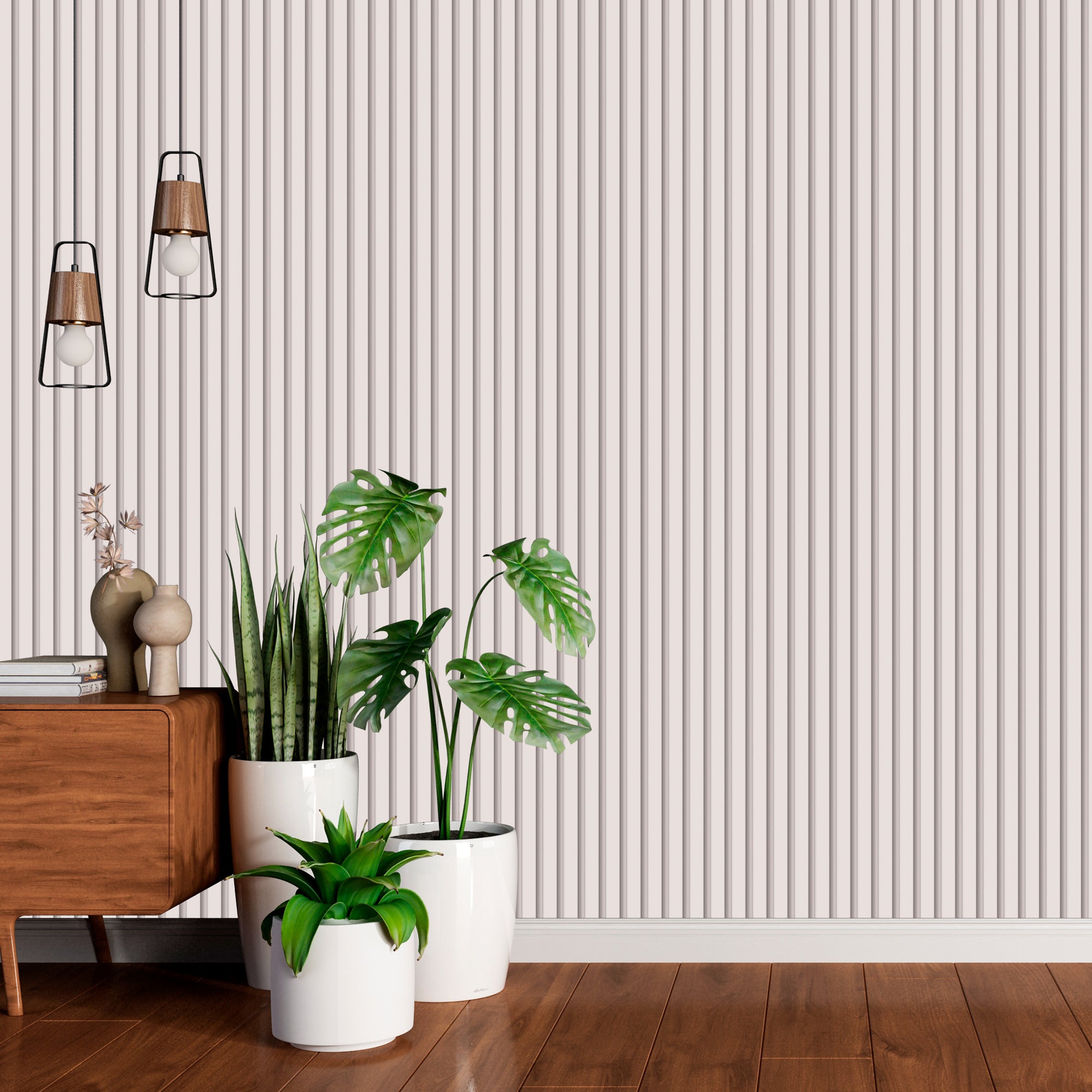 Papel de Parede Adesivo Madeira Rústico Ripado Decor 73