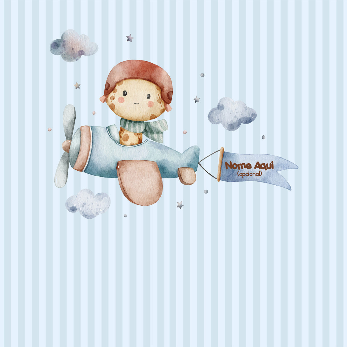 Papel de Parede Adesivo Menino Céu de Velocidade