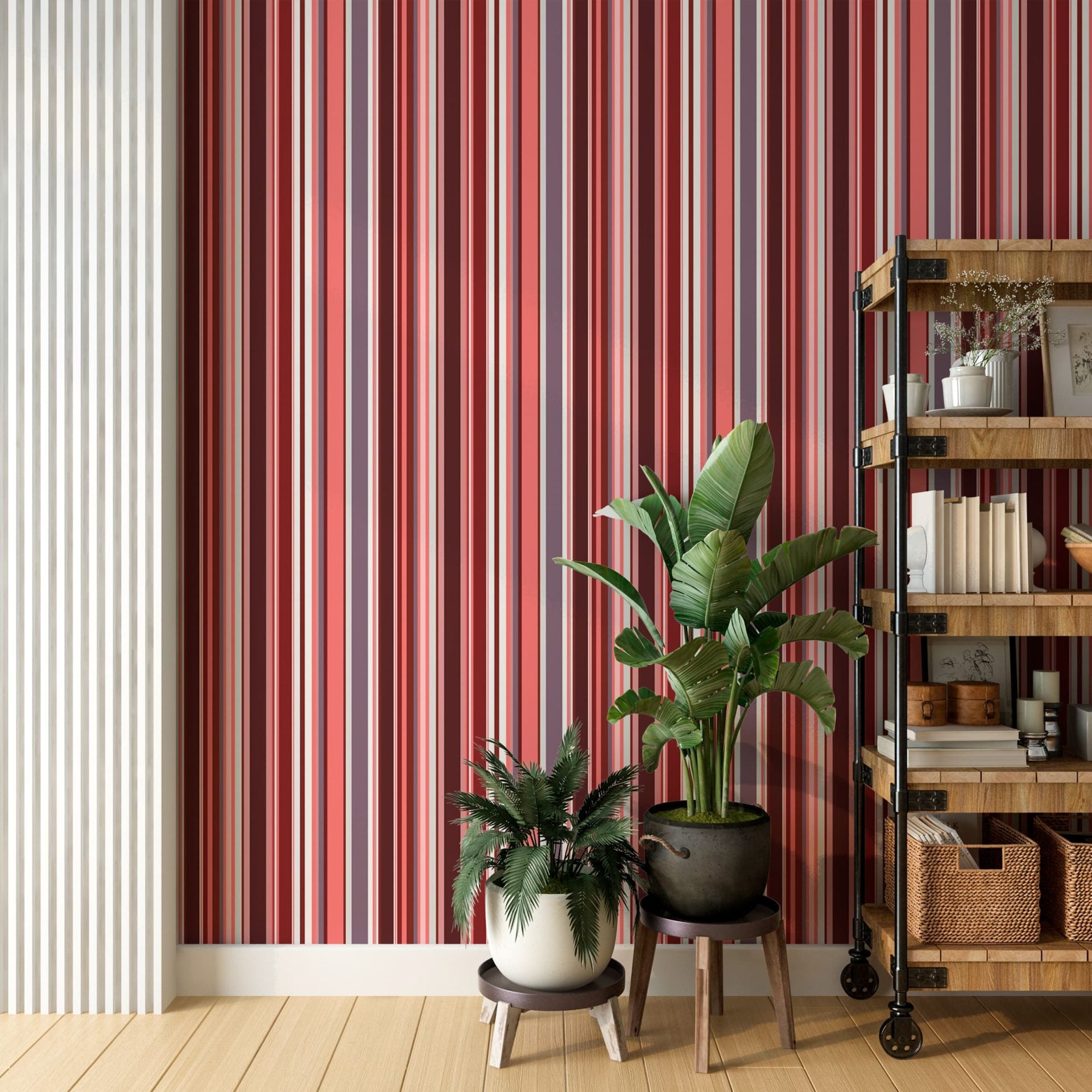 Papel de Parede Adesivo Listrado Decor 12