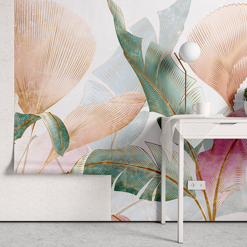 Papel de Parede - Jardim de Folhagens