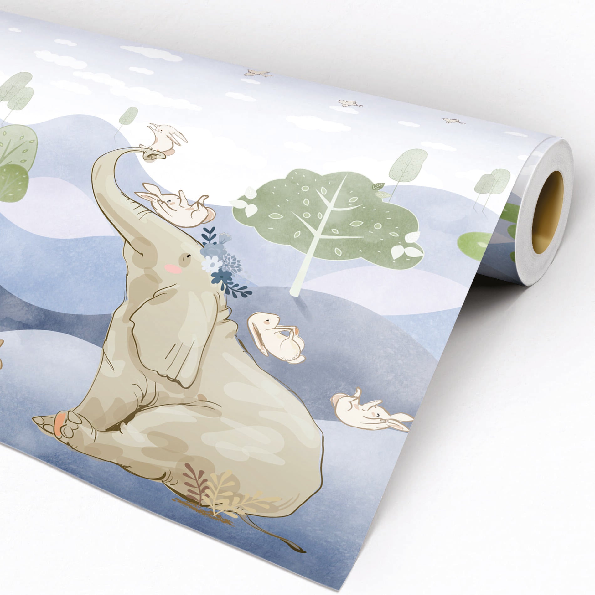 Papel de Parede - Floresta dos Bichinhos