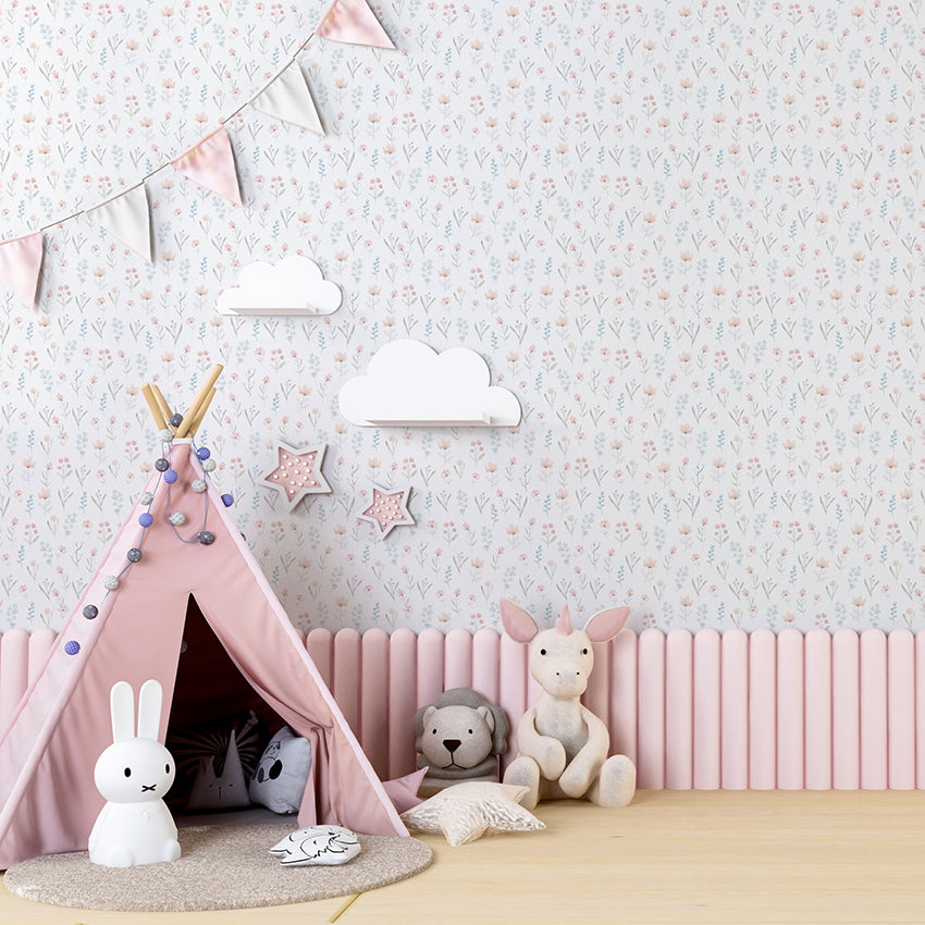 Papel de Parede - Floral Aquarela