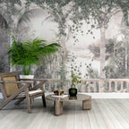Papel de Parede Adesivo Floresta Tropical Arco Romano