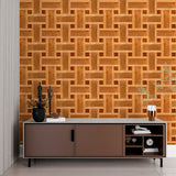 Papel de Parede Adesivo Industrial Madeira Decor 88