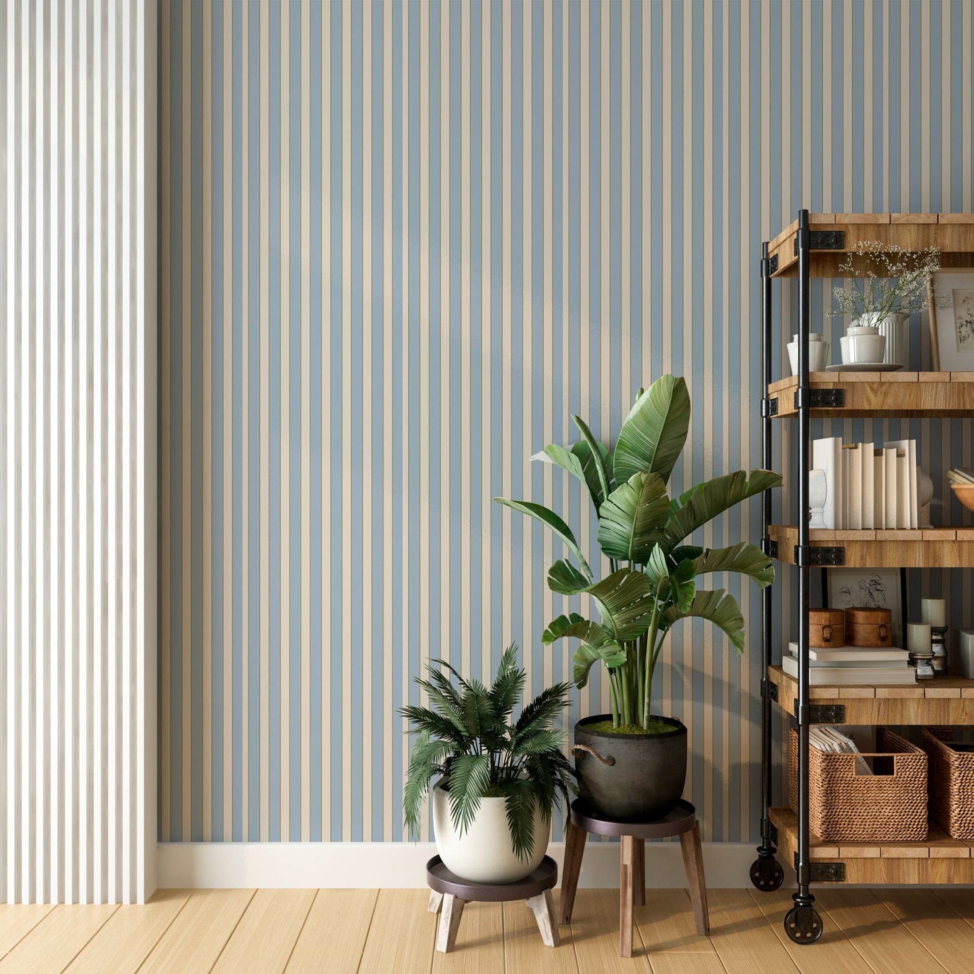 Papel de Parede Adesivo Listrado Decor 43