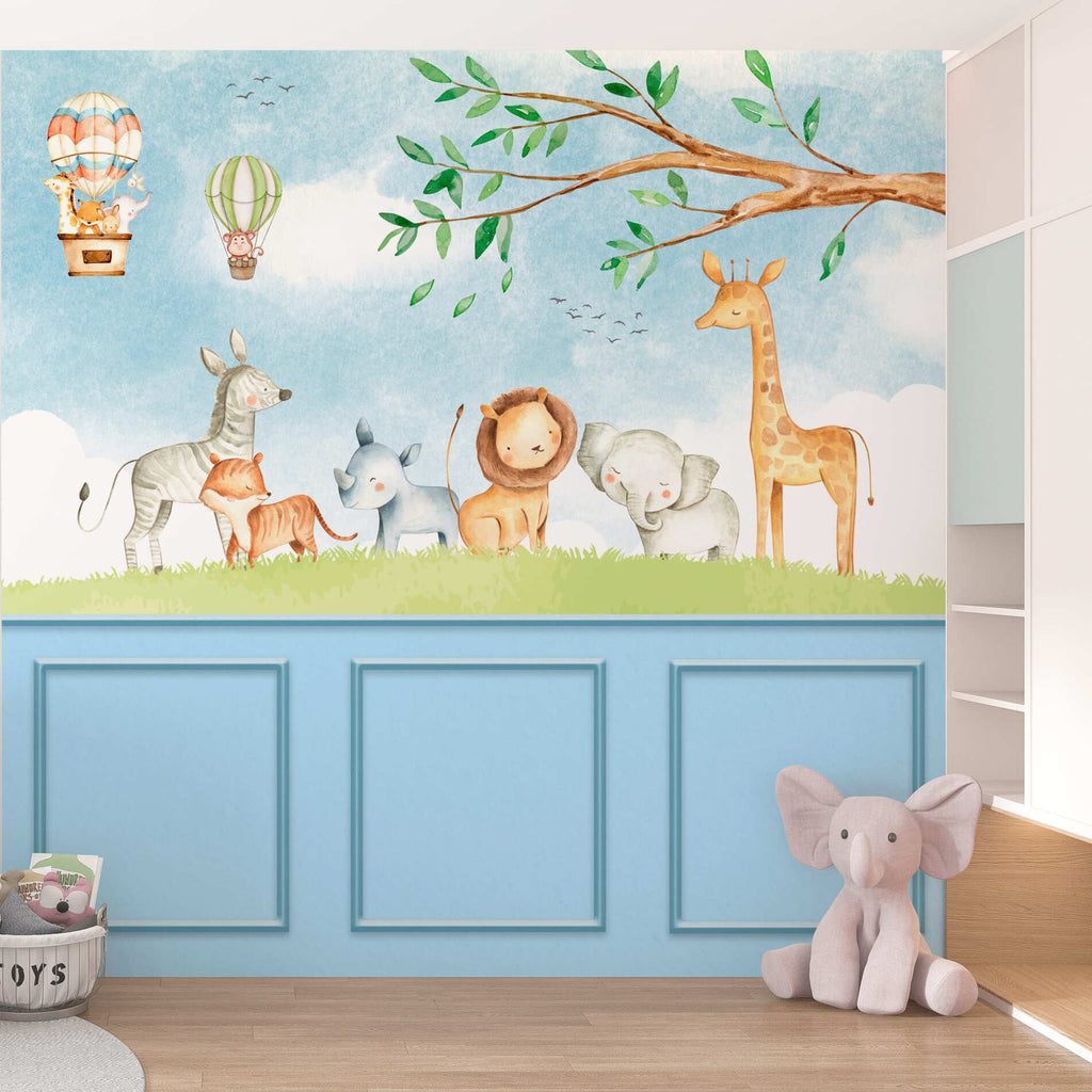 Papel de Parede - Safari Boiserie