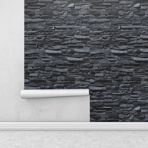 Papel De Parede Adesivo Pedras Rústicas Decor 11