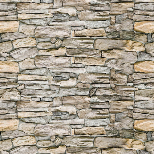 Papel De Parede Adesivo Pedras Rústicas Decor 17