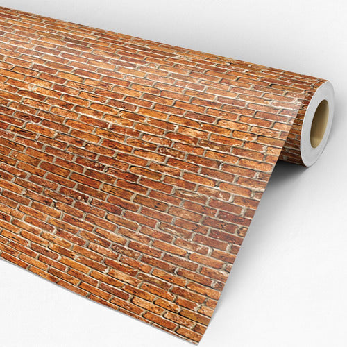 Papel De Parede Adesivo Tijolinho 37