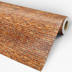 Papel De Parede Adesivo Tijolinho 37