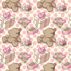 Papel de Parede Adesivo Menina Ursinho 2