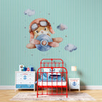 Papel de Parede Adesivo Menino Céu de Velocidade 2