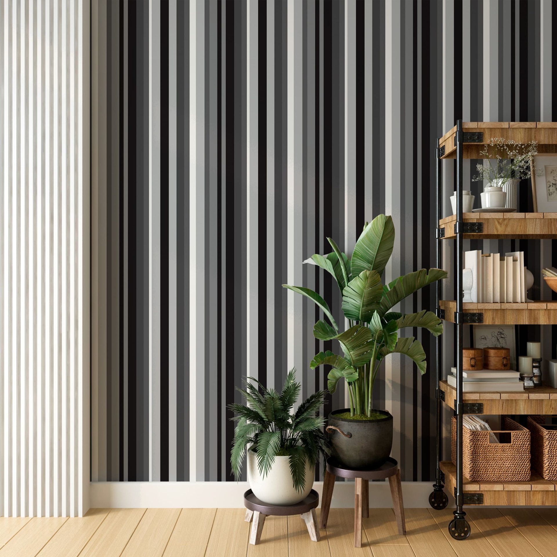 Papel de Parede Adesivo Listrado Decor 22