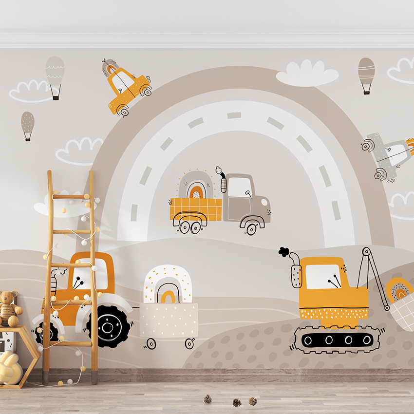 Papel de Parede - Infantil Construtor