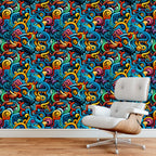 Papel de Parede Adesivo Grafismo Art 7
