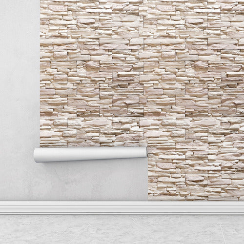 Papel De Parede Adesivo Pedras Rústicas Decor 02